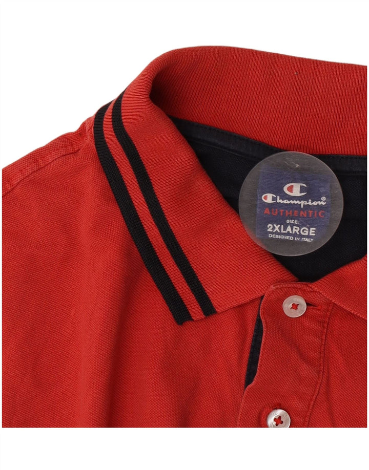 Męska koszulka polo Champion 2XL czerwona