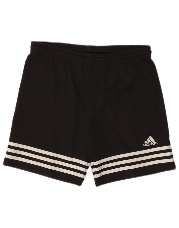 Chłopięce spodenki sportowe Adidas Climalite 12-13 lat, duże, czarne, poliestrowe