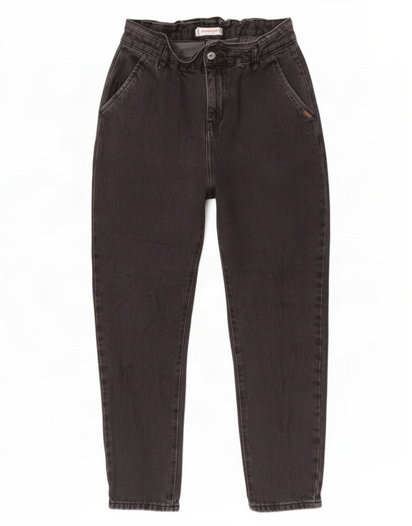 Damskie jeansy z wysokim stanem Zara EU 32 2XS W22 L24 Czarne