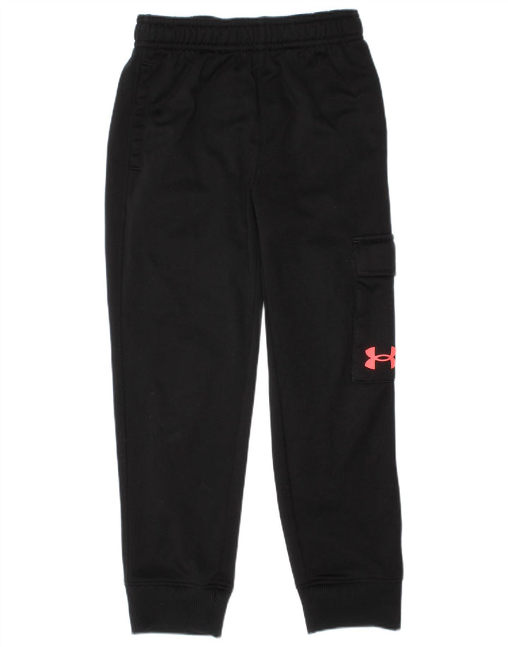 Chłopięce spodnie dresowe Under Armour Cargo Joggers 4-5 lat, czarne