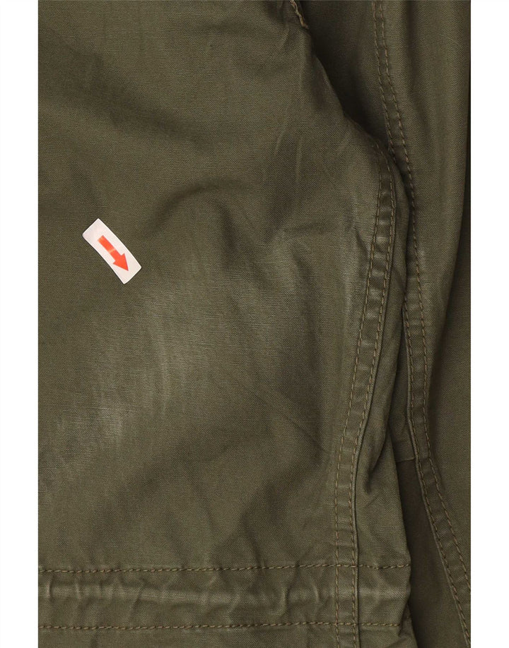 Męska kurtka parka z kapturem Zara UK 40 Large Khaki