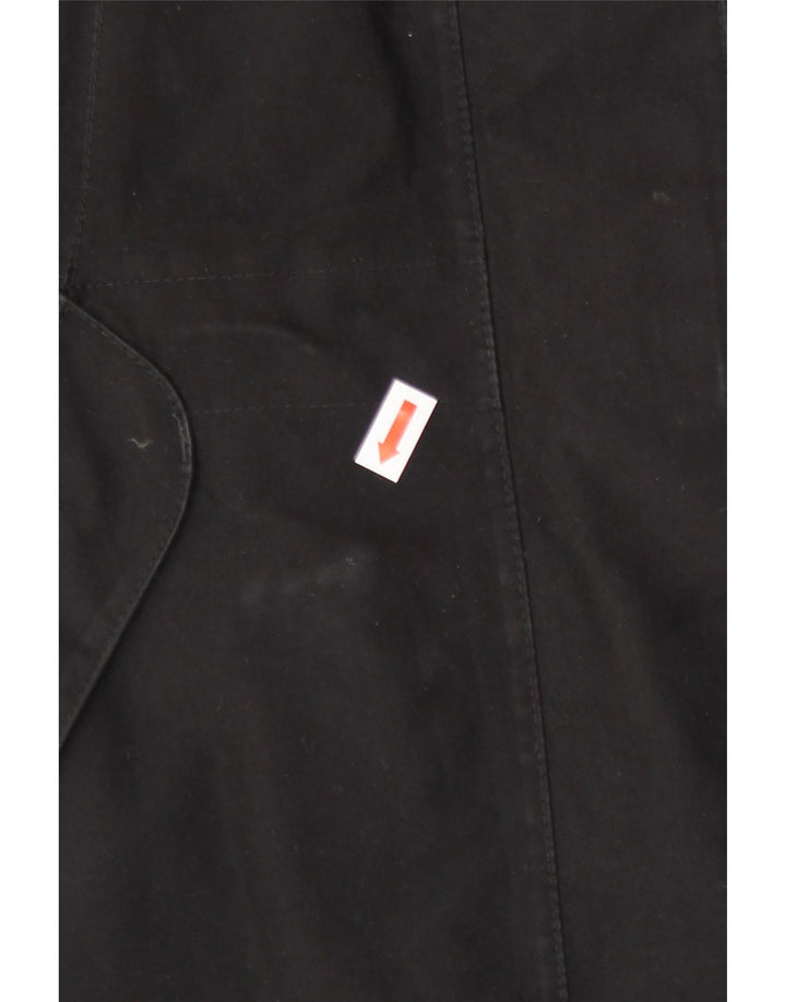 Damski płaszcz wiatrówkowy Jack Wolfskin UK 12/14, średni czarny poliester