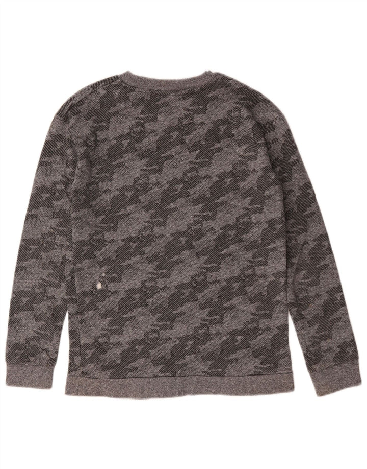 Bluza chłopięca Marks & Spencer 12-13 lat Szara bawełna w kamuflażu