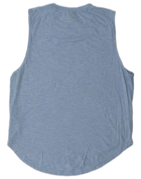 Damska kamizelka Adidas Graphic Top UK 16/18 Duża niebieska bawełna