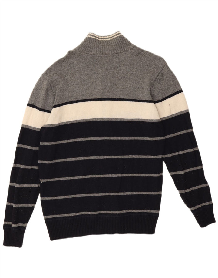 Męski sweter rozpinany North Sails XL, szara, wełniana z blokami kolorów