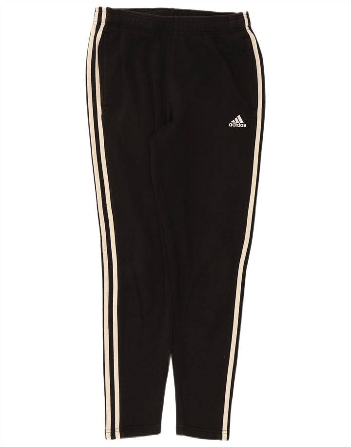 Męskie spodnie dresowe Adidas, średnie czarne, bawełniane
