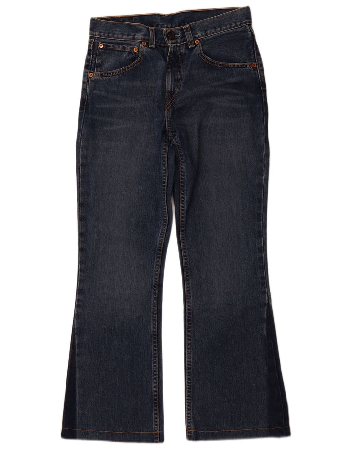 Damskie jeansy LEVI'S 525 Bootcut W28 L28 Niebieska bawełna