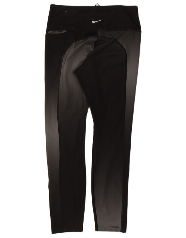 Damskie legginsy Nike Dri Fit UK 12, średni czarny poliester