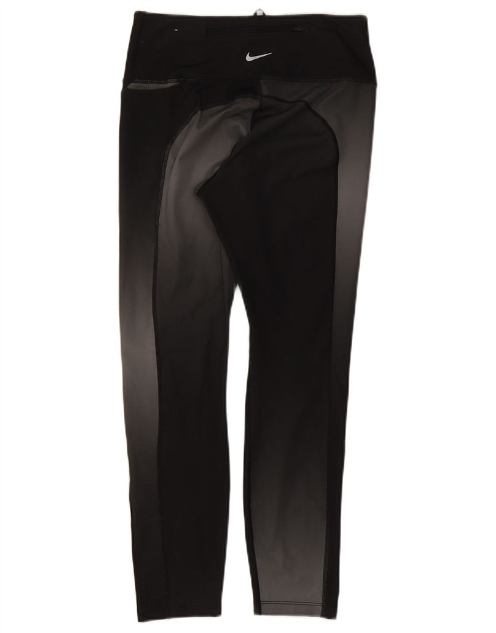 Damskie legginsy Nike Dri Fit UK 12, średni czarny poliester