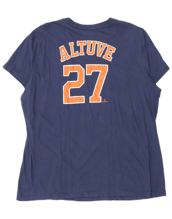 Męska koszulka z grafiką Nike Houston Astons Top XL, granatowa, bawełniana