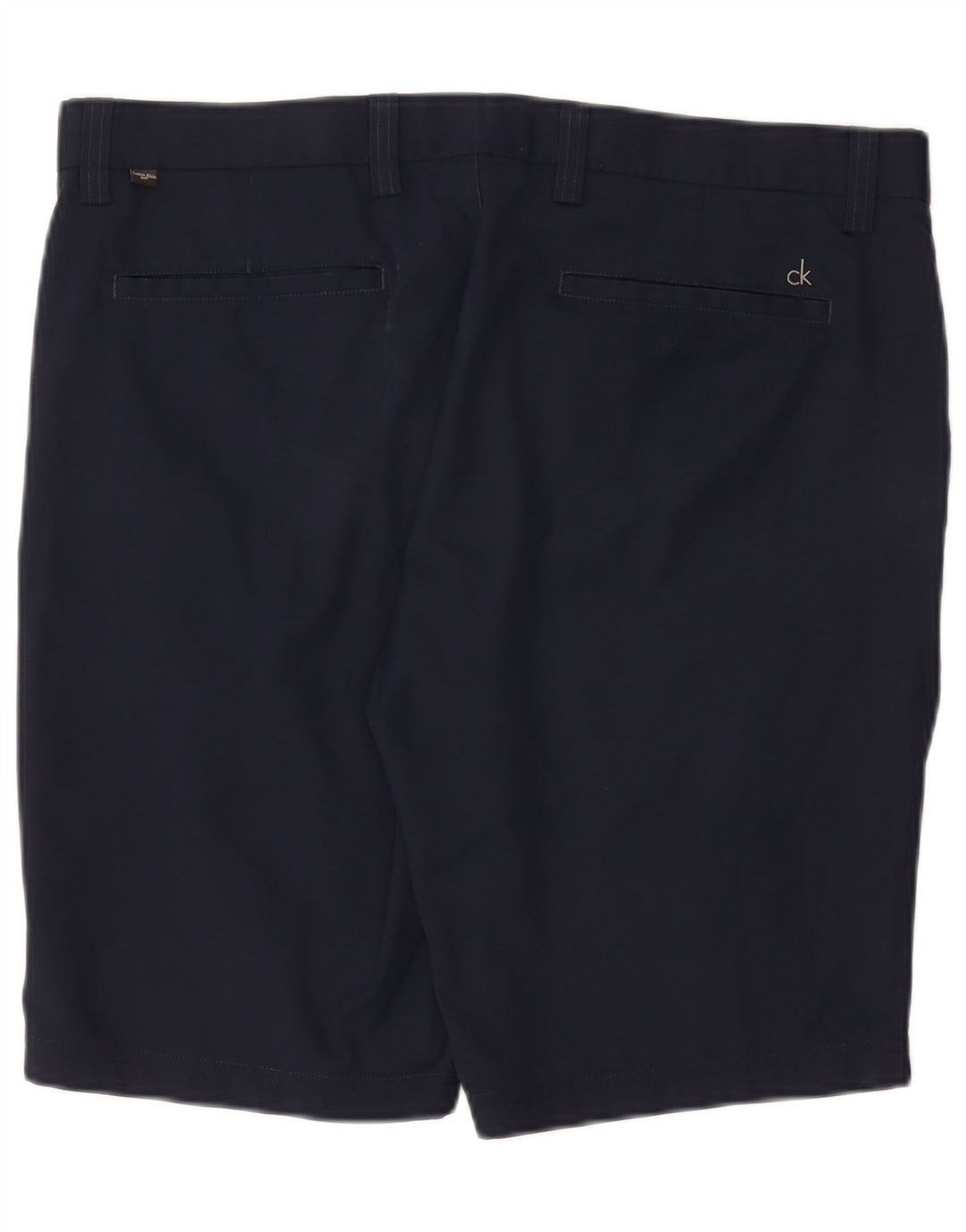 Męskie spodenki chino CALVIN KLEIN W38 XL granatowy poliester