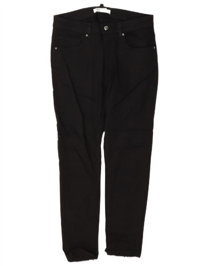 Męskie jeansy slim fit Zara EU 38 Small W30 L25 Czarna bawełna
