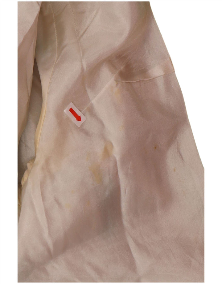 Damska marynarka VINTAGE Longline z abstrakcyjnym wzorem EU 42, duża zielona