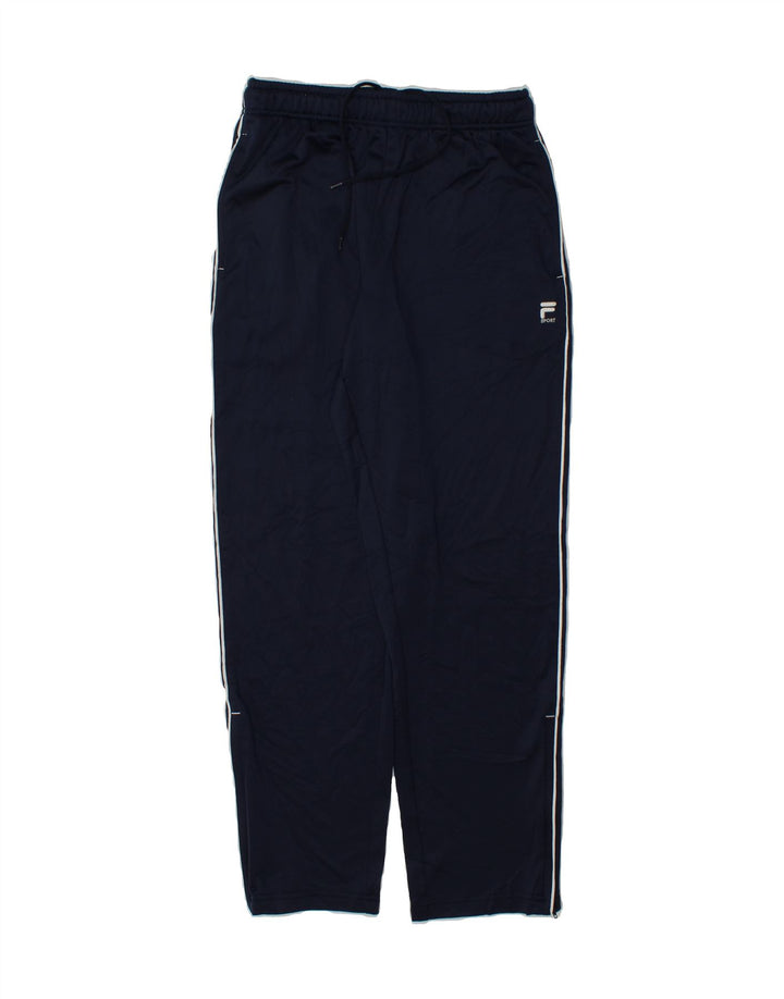 FILA Mens Tracksuit Trousers Small  Navy Blue Polyester Vintage Fila and Second-Hand Fila from Messina Hembry 
