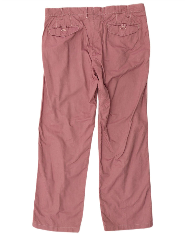 Męskie proste spodnie chino Massimo Dutti W34 L30 różowe