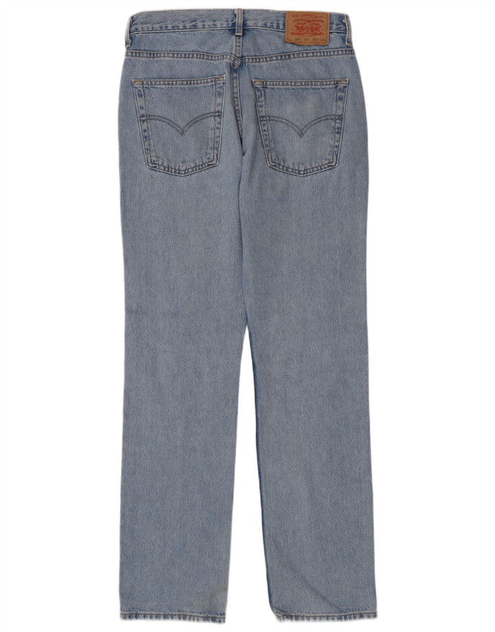 Męskie jeansy Levi's 581 Straight W33 L34 Niebieskie bawełniane