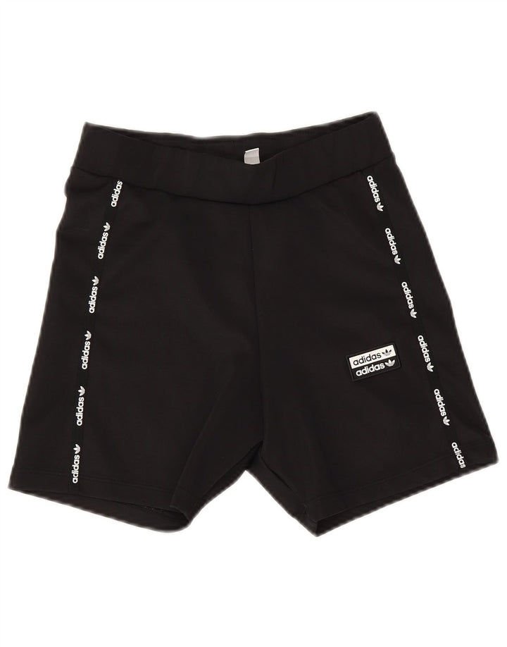Damskie spodenki sportowe adidas Graphic UK 10, małe, czarne, poliestrowe