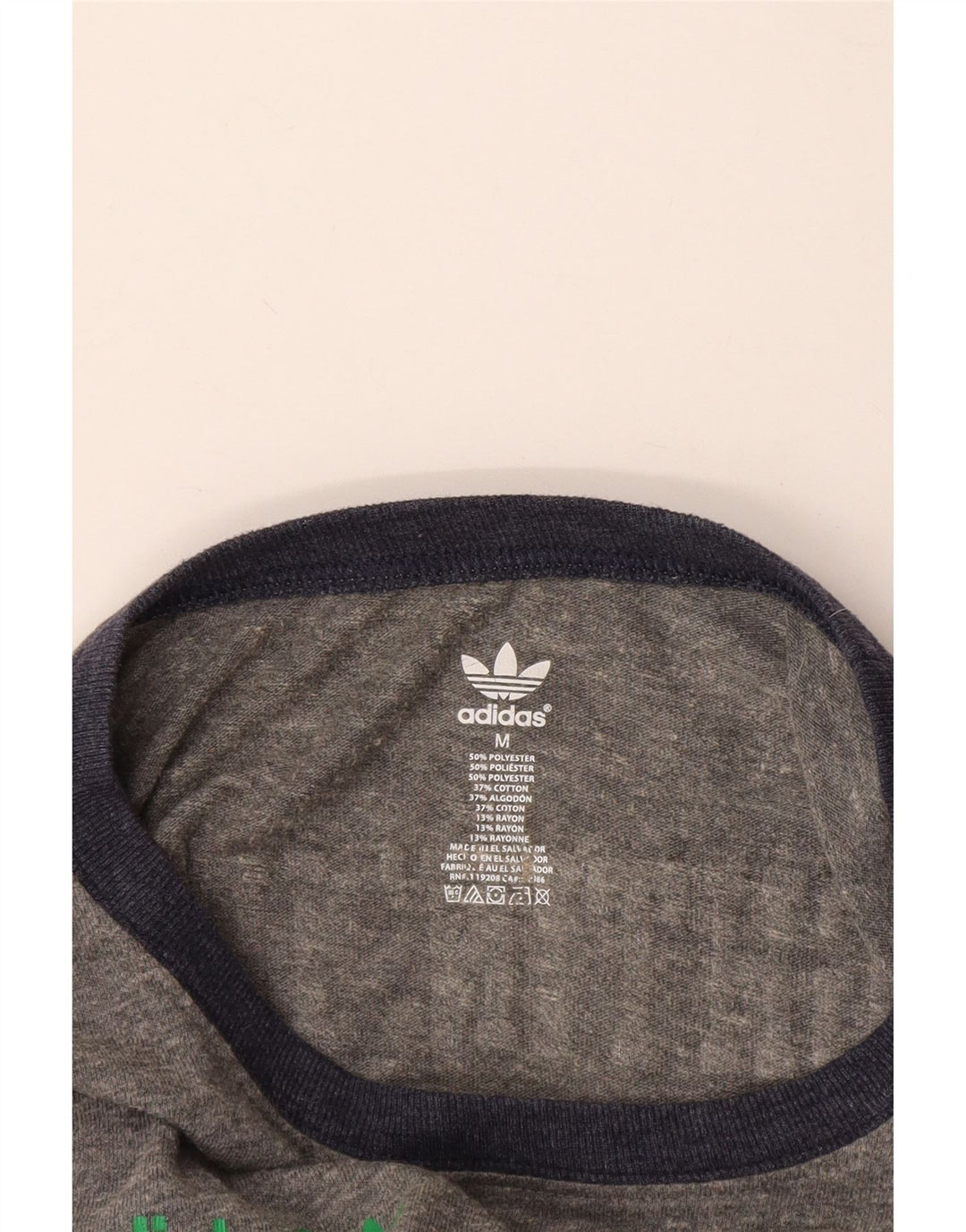 Damska koszulka ADIDAS Notre Dame Graphic Top UK 14 Średni granat
