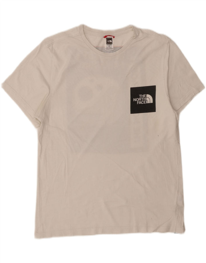 THE NORTH FACE Mens Graphic T-Shirt Top Medium White Cotton Vintage The North Face and Second-Hand The North Face from Messina Hembry 