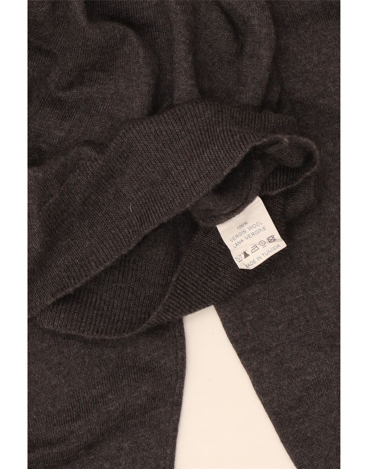 Męski sweter rozpinany Calvin Klein Jeans Średni szary wełniany