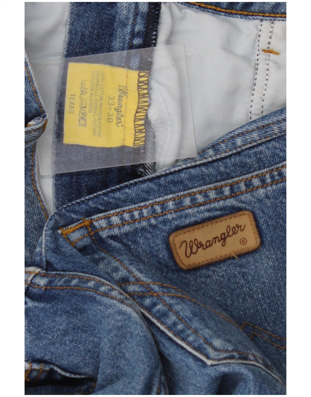 Męskie jeansy WRANGLER Texas Straight W33 L30 Niebieskie, bawełniane