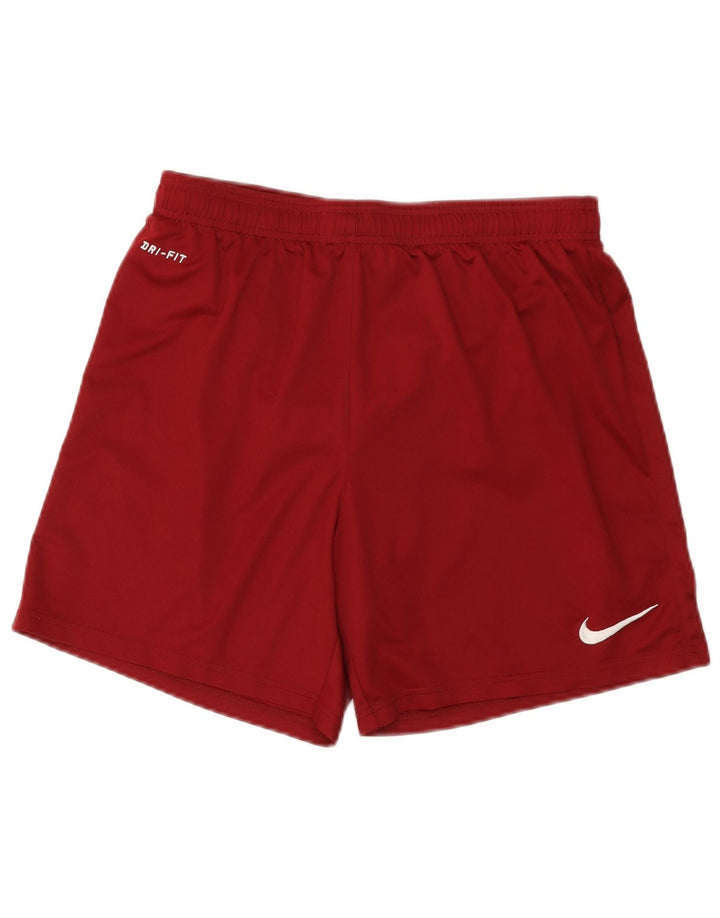 Męskie spodenki sportowe NIKE Dri Fit, średni bordowy poliester