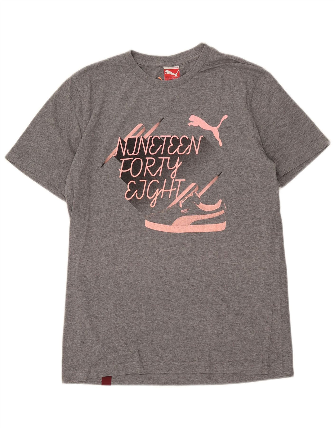 Męski T-shirt Puma z grafiką, średni szary