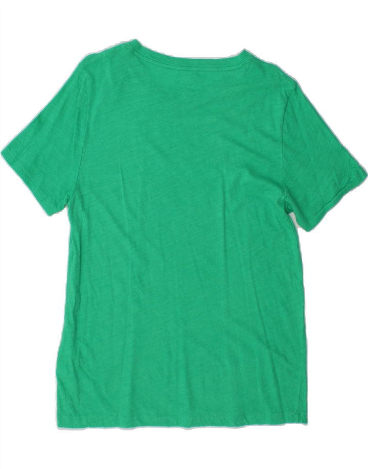 J. CREW Mens Graphic T-Shirt Top Medium Green Cotton Vintage J. Crew and Second-Hand J. Crew from Messina Hembry 
