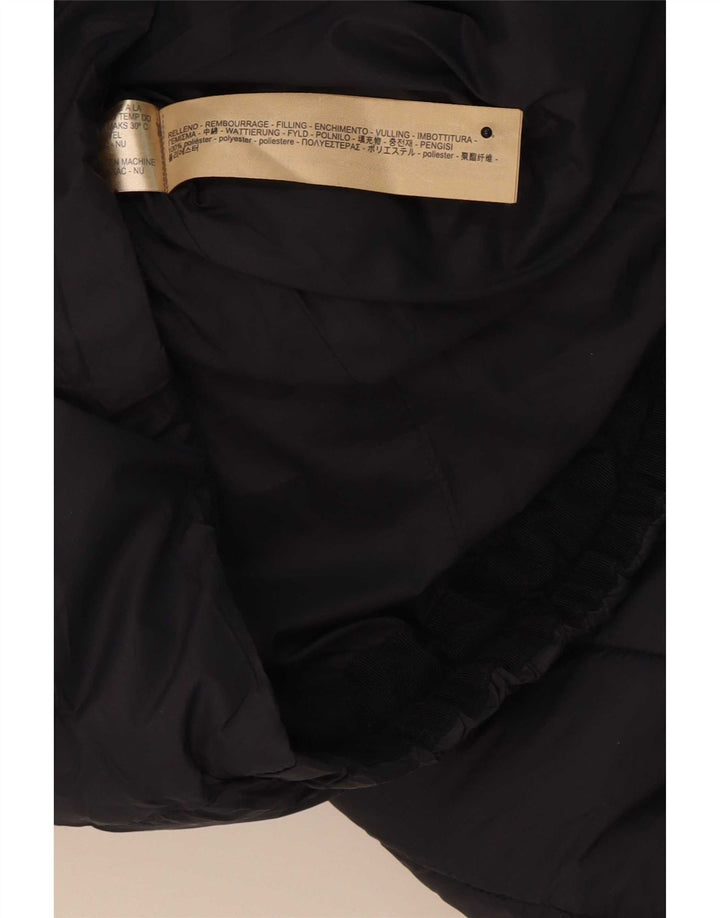 Damski płaszcz ocieplany Massimo Dutti UK 10, mały, granatowy, poliester
