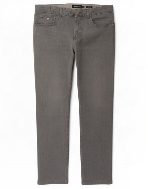 Męskie spodnie o swobodnym kroju Massimo Dutti EU 40 Medium W31 L28 Szare