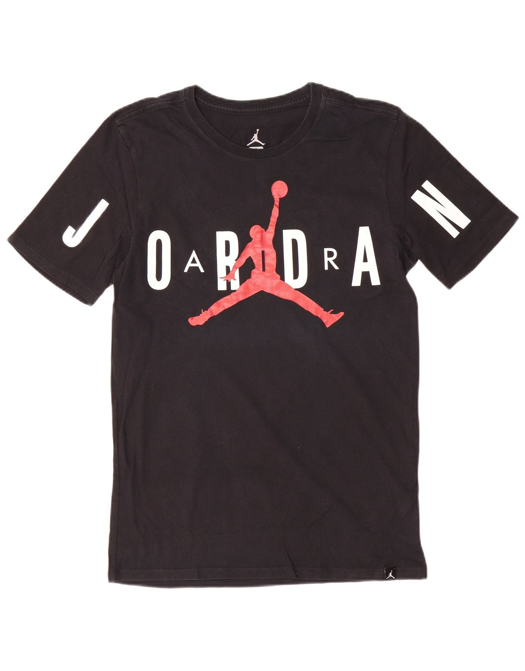 Męski T-shirt z grafiką Jordan, mały, czarny, bawełniany