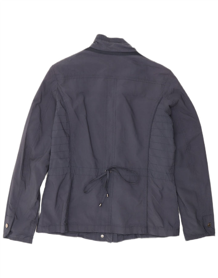 GEOX Womens Utility Jacket UK 10 Small Navy Blue Polyester
