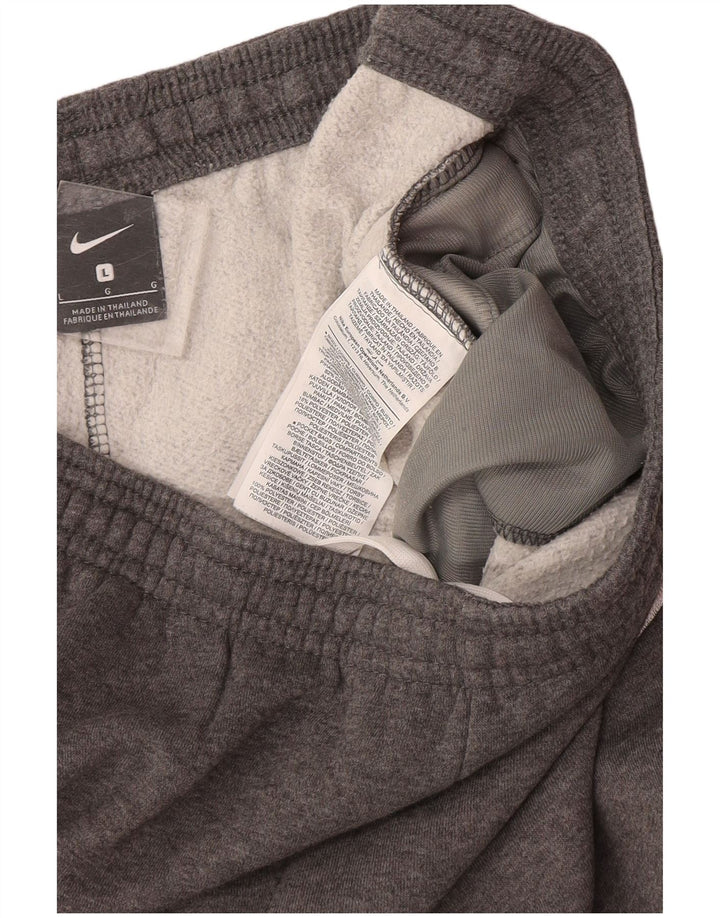 Męskie spodnie dresowe Nike, duże, szare, bawełniane