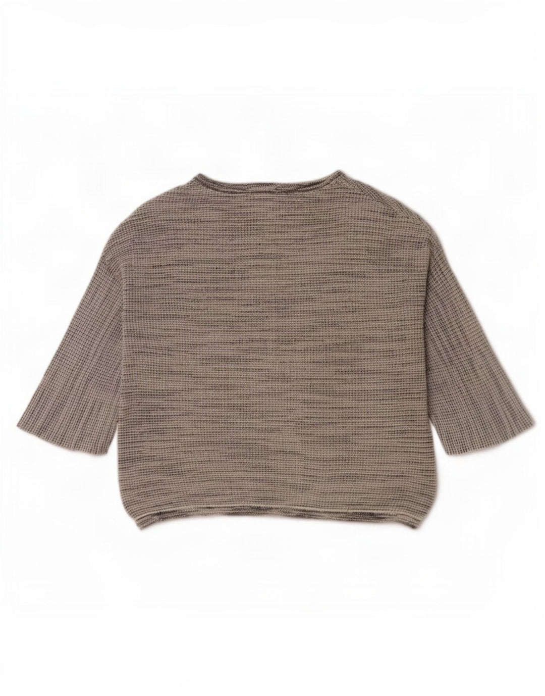 Damski top oversize Massimo Dutti z rękawem 3/4 UK 10, mały, szary nakrapiany