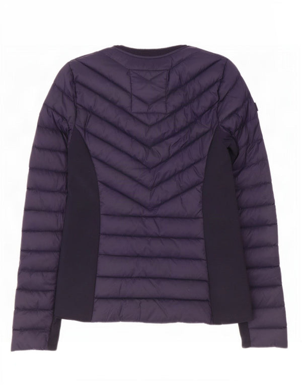 Damska ocieplana kurtka Hollister UK 6 XS, granatowa, nylonowa