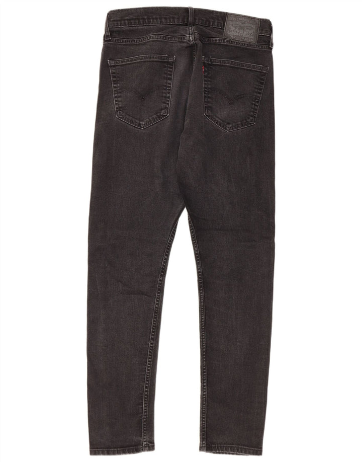 Męskie jeansy slim fit Levi's W33 L32 Czarna bawełna