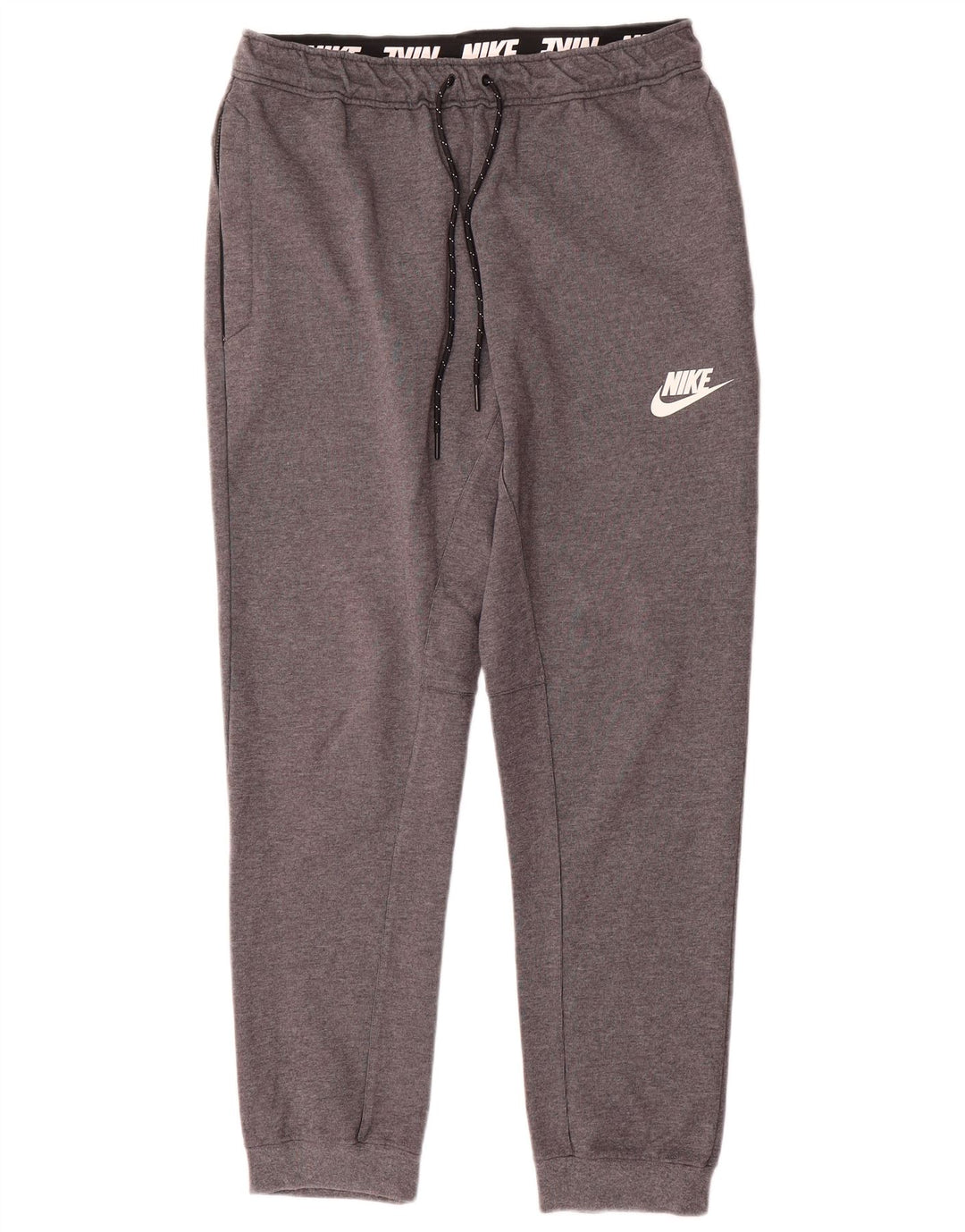 Męskie spodnie dresowe Nike Joggers Średnioszary, bawełniany nakrapiany
