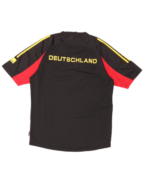 Adidas Męski T-shirt z grafiką Top UK 42/44 Duży czarny blok kolorów