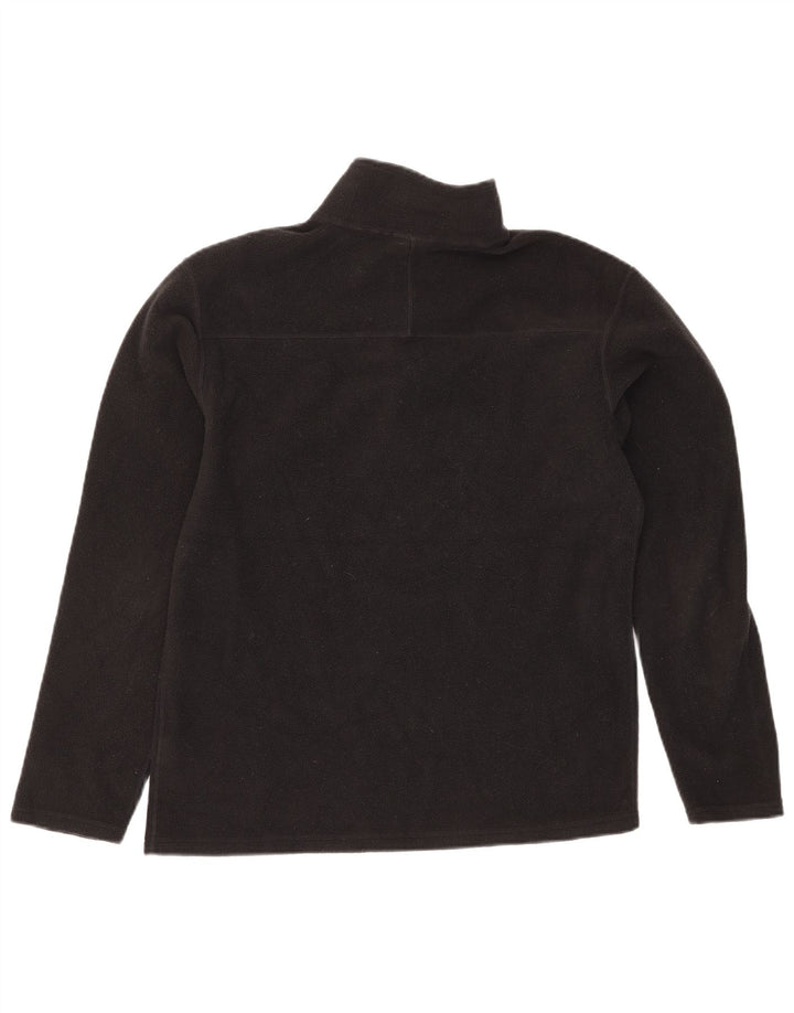 Męski sweter polarowy The North Face z zamkiem błyskawicznym, mały, czarny, poliestrowy