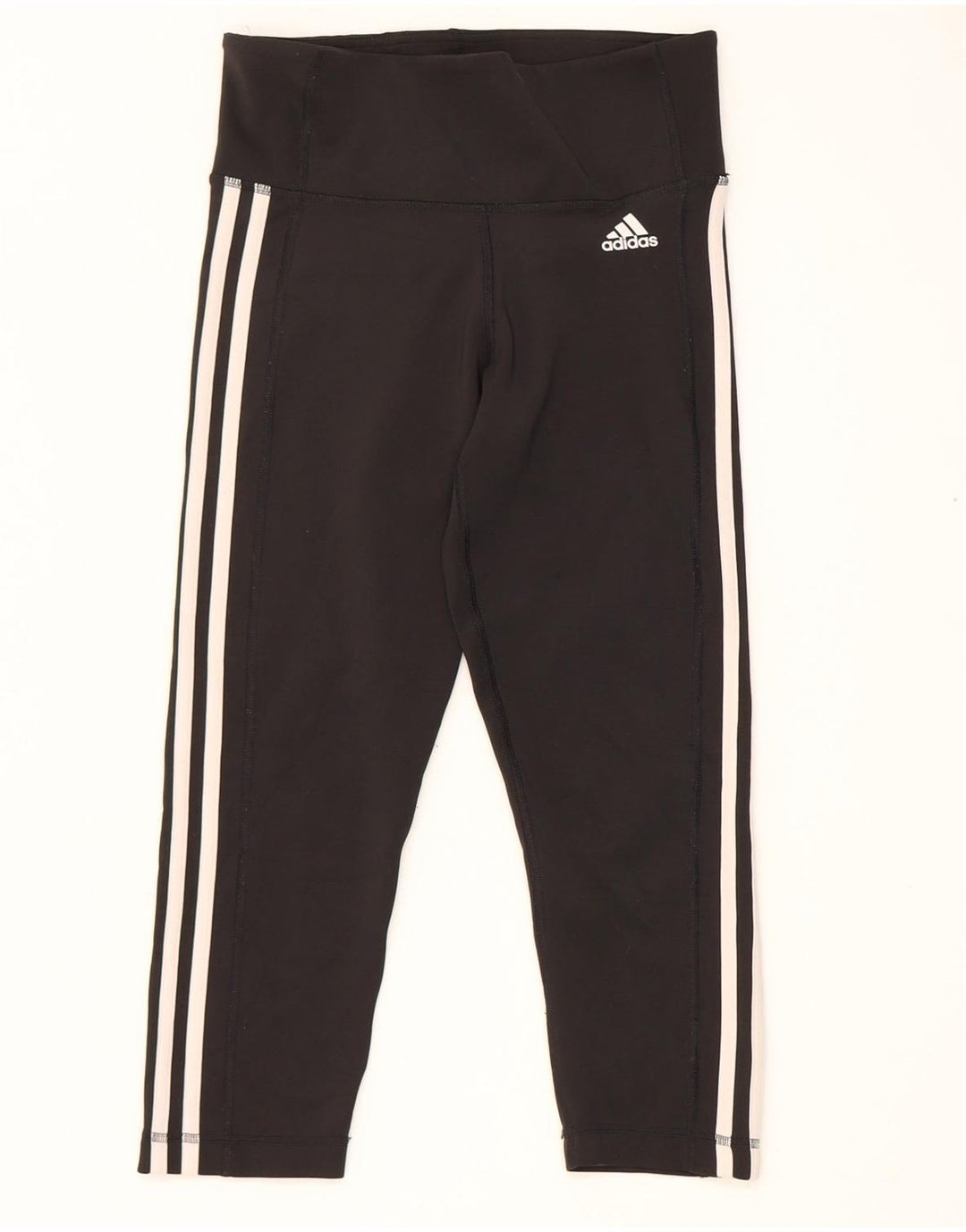 Legginsy Adidas Damskie Climalite Capri UK 8/10 Małe Czarne Poliester