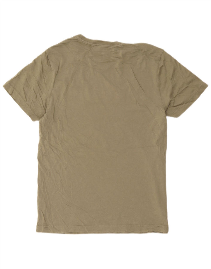 Męski T-shirt z grafiką Hurley, bawełniany kolor khaki