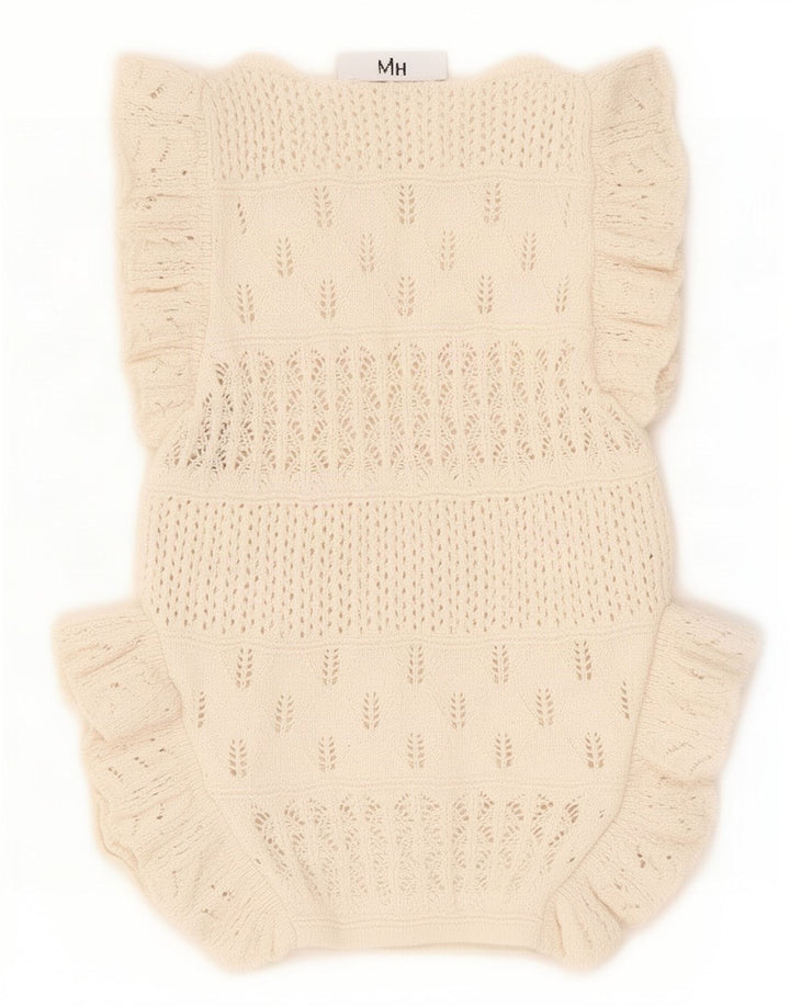 Damski podkoszulek Zara Crop Vest UK 8 Small Beżowy poliester