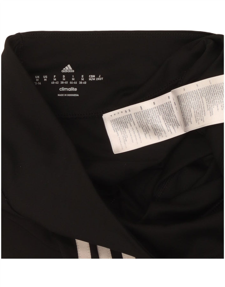 Damskie legginsy Adidas Climalite Capri UK 12/14 Średni czarny poliester