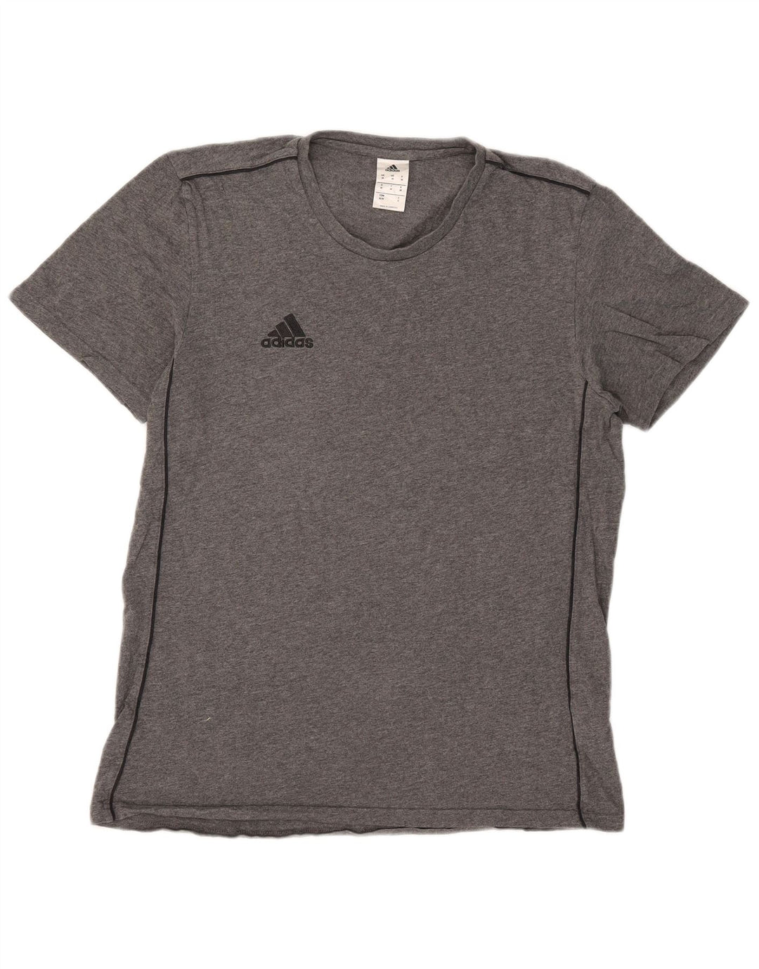 Adidas Męska Koszulka Top Średnia Szara Bawełna