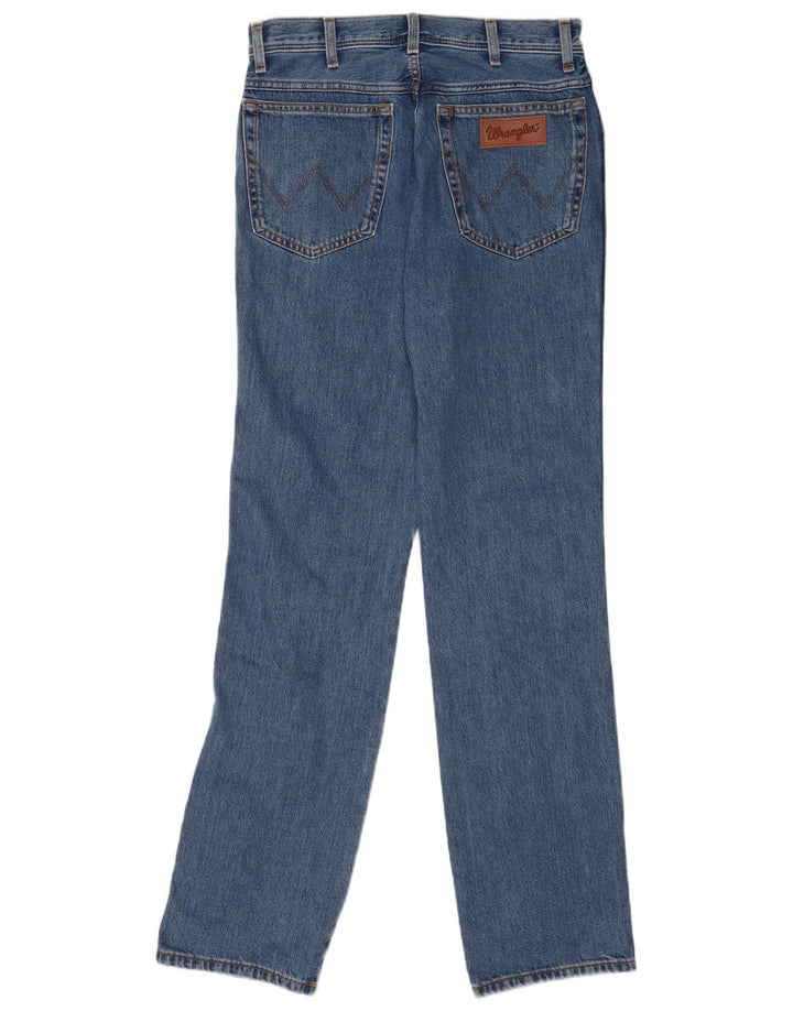 Męskie jeansy Wrangler Texas Straight W32 L36 Niebieskie bawełniane