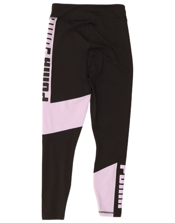 Damskie legginsy Puma Graphic UK 10 Small Black Colorblock