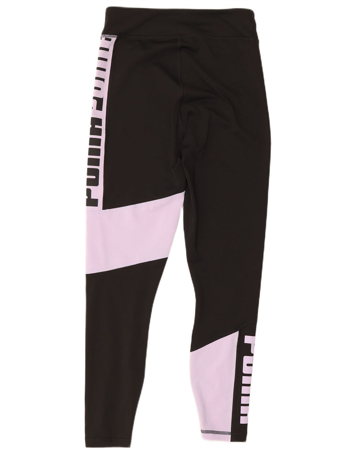 Damskie legginsy Puma Graphic UK 10 Small Black Colorblock