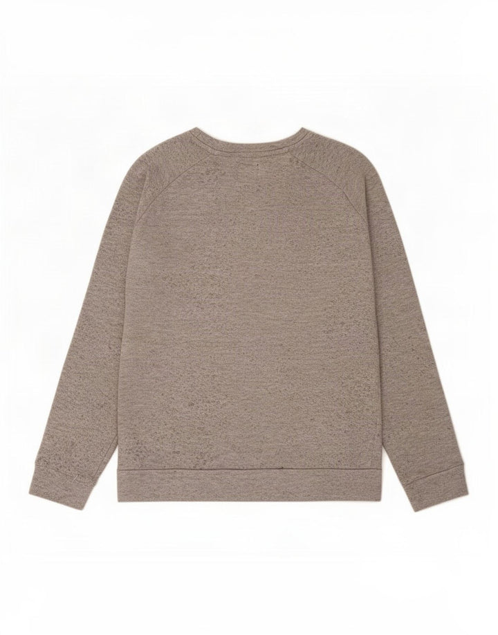 Męski sweter Zara, duży, szary, nakrapiany poliester