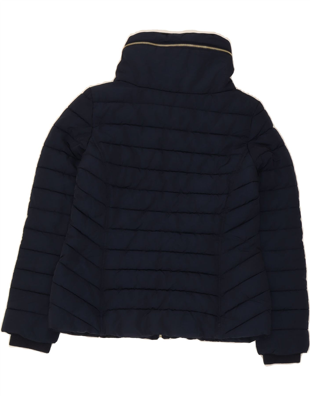 OASIS Womens Padded Jacket UK 10 Small Navy Blue Polyester Vintage Oasis and Second-Hand Oasis from Messina Hembry 