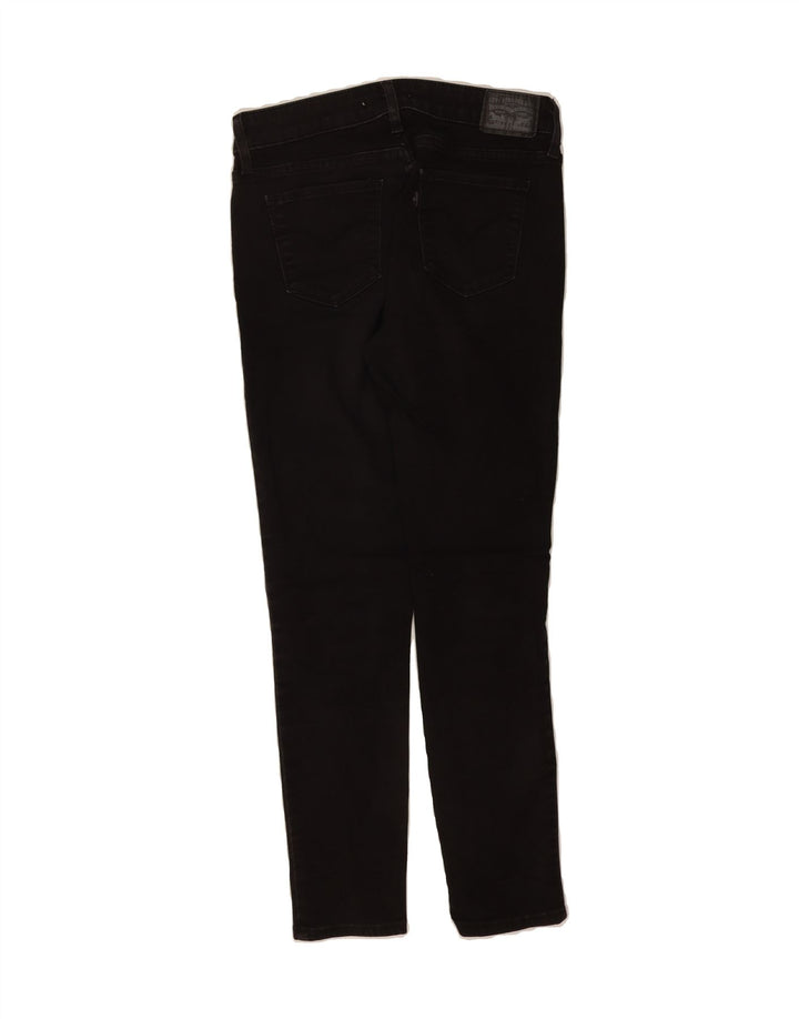 LEVI'S Womens 711 Skinny Jeans W28 L26 Black Vintage Levi's and Second-Hand Levi's from Messina Hembry 